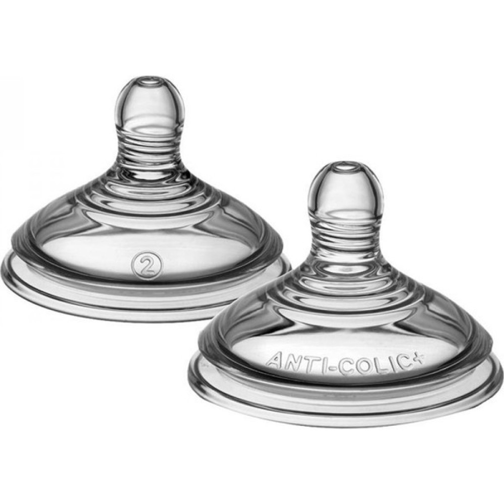 Tommee Tippee Gelişmiş Antikolik Biberon Emziği 2li Orta Akış - Silikon - 0 - 3 Ay Emzik Fiyatı