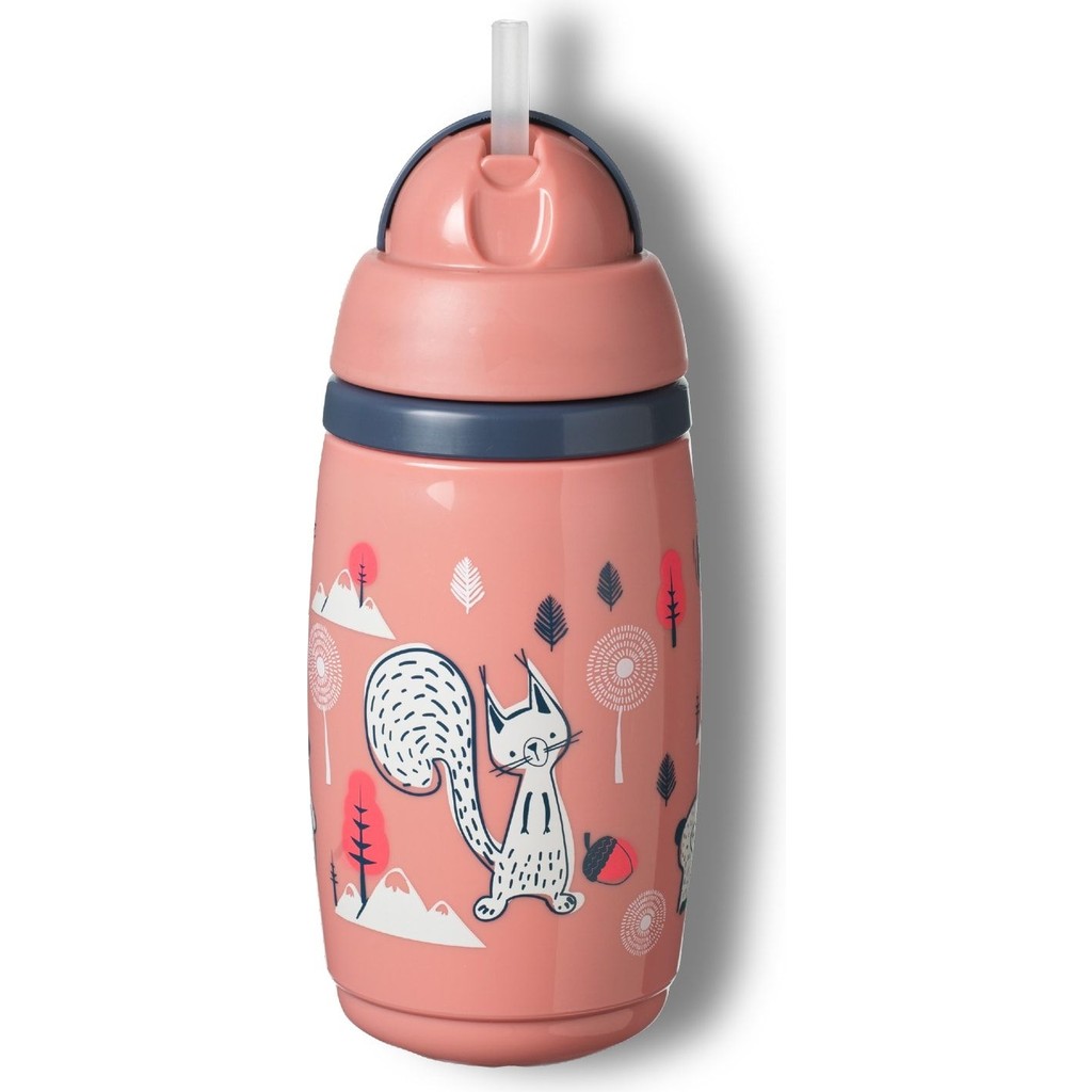 Tommee Tippee Isı Yalıtımlı Pipetli Bardak 260 ml - Pembe - Renkli Fincan / Bardak / Kahve Takımı Fiyatı