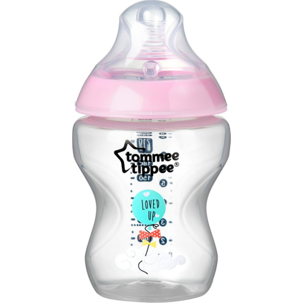 Tommee Tippee PP Closer to Nature Biberon, 260 ml x 1 - Pembe Biberon Fiyatı