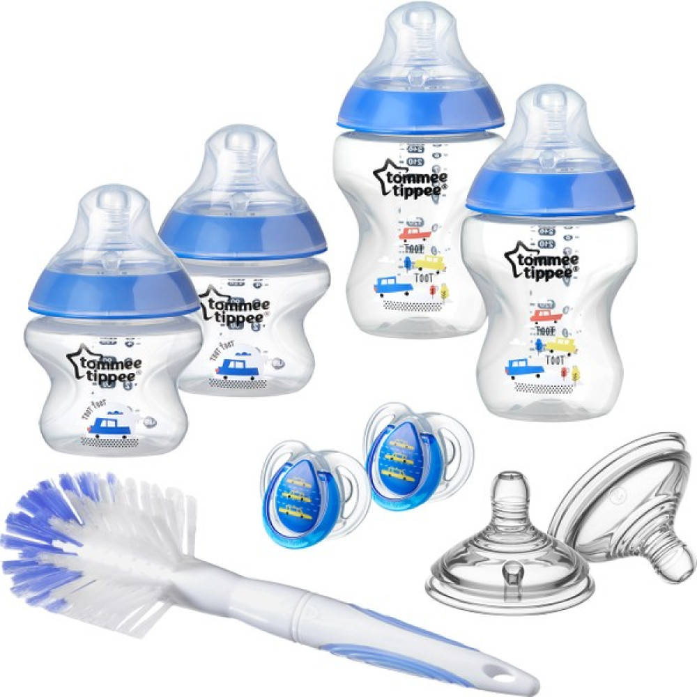 Tommee Tippee Yenidoğan Closer to Nature Erkek Seti, 0+ / 3+ Ay - Mavi Biberon Fiyatı