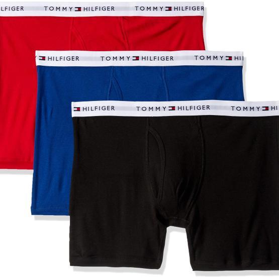 Tommy Hilfiger 09TE001-649 Renkli 3lü Erkek Boxer Erkek Boxer Fiyatı