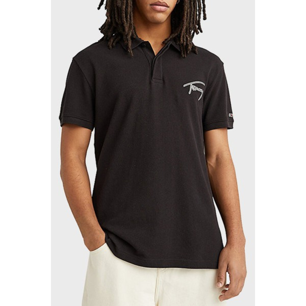 Tommy Jeans Pamuklu Regular Fit Düğmeli Polo T Shirt Erkek Polo T Shirt DM0DM16217 Bds Erkek T-shirt Fiyatı
