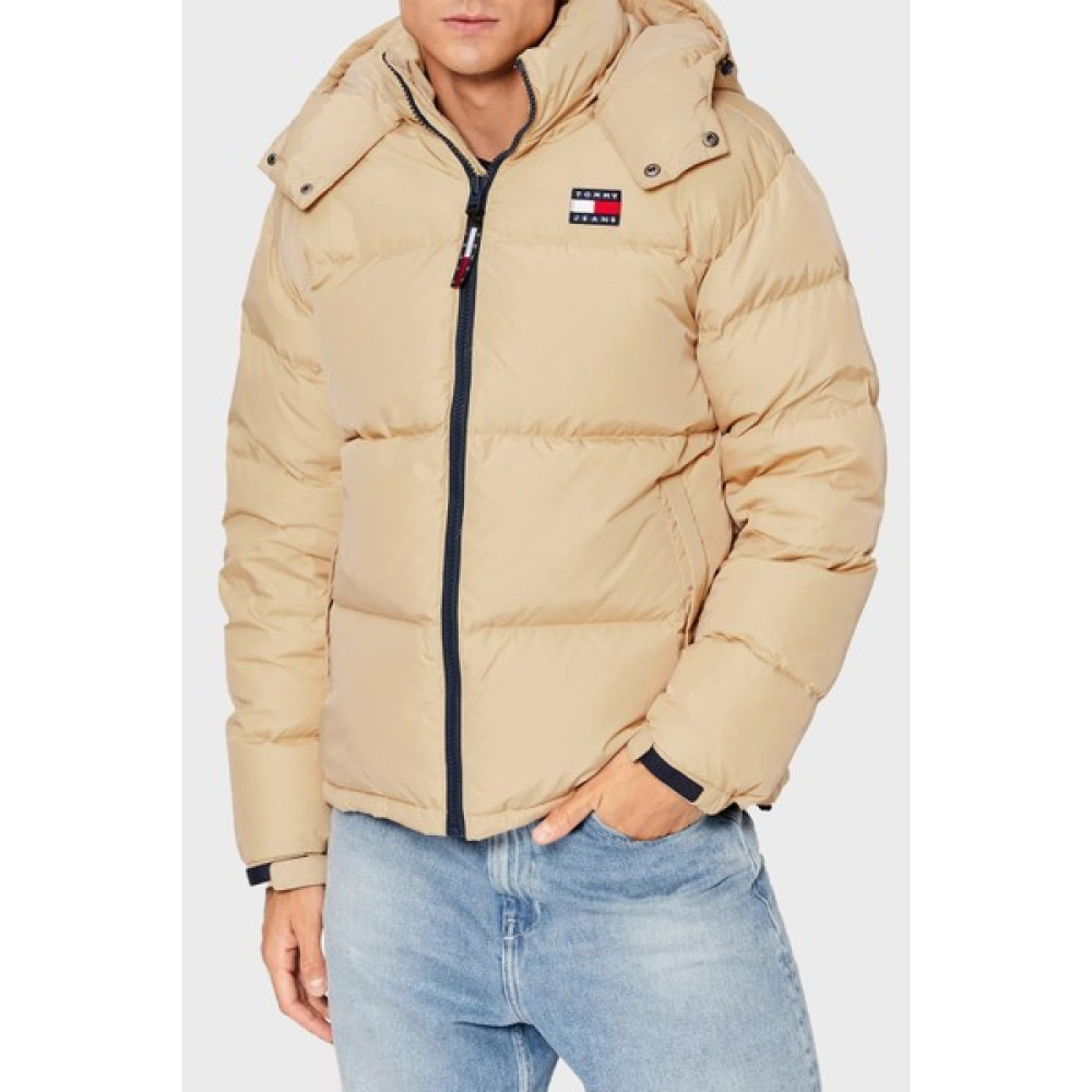Tommy Jeans Regular Fit Kuş Tüyü Çıkarılabilir Kapüşonlu Şişme Mont Erkek Mont DM0DM15445 Ab4 Erkek Mont Fiyatı