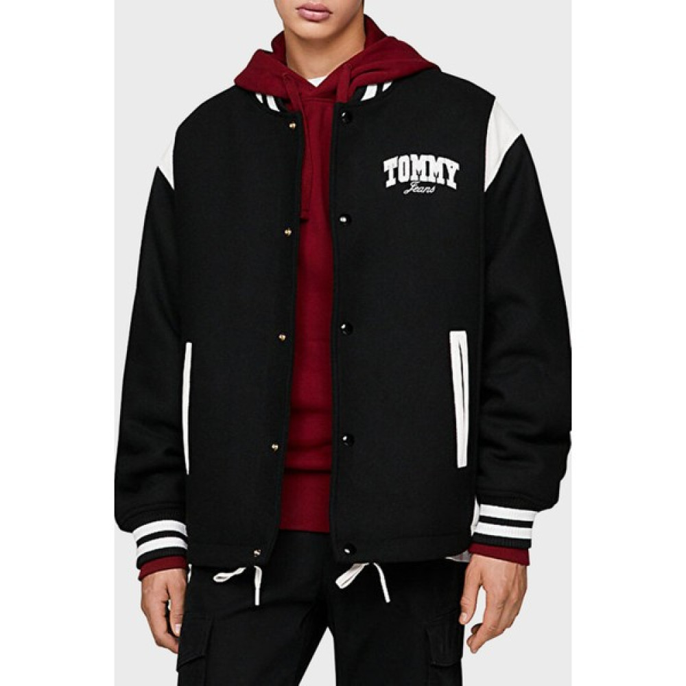 Tommy Jeans Relaxed Fit Bomber Ceket Erkek Ceket DM0DM17223 Bds Erkek Ceket Fiyatı