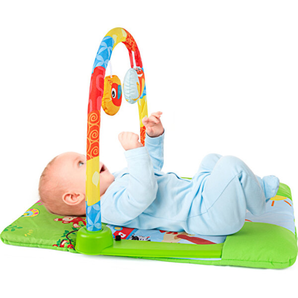 Tommybaby Eğitici Oyuncaklı Oyun Halısı Aktivite Minderi - 50 x 70 cm - Yeşil Oyuncak Fiyatı