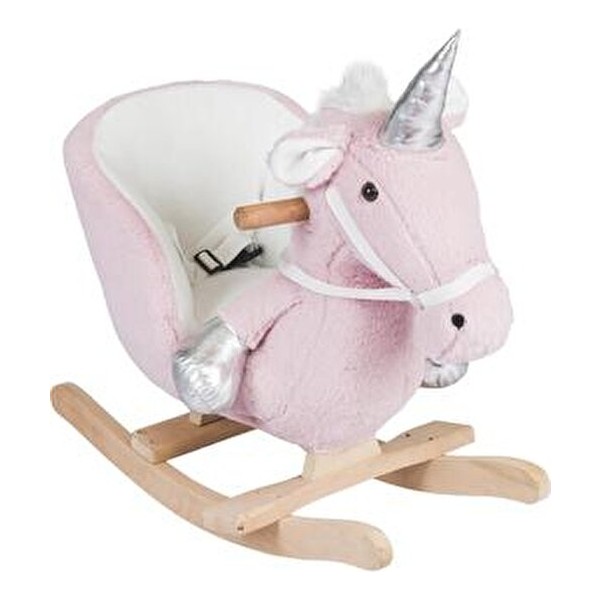 Tommybaby Egitici Peluş Sallanan At Ahsap Sallanan At Unicorn - Pembe Anne Bebek Oyuncak Fiyatı