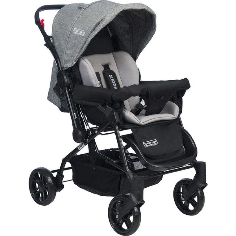 TommyBaby Elegant Çift Yönlü Bebek Arabası Puset - Gri Bebek Arabası-Puset Aksesuarları Fiyatı