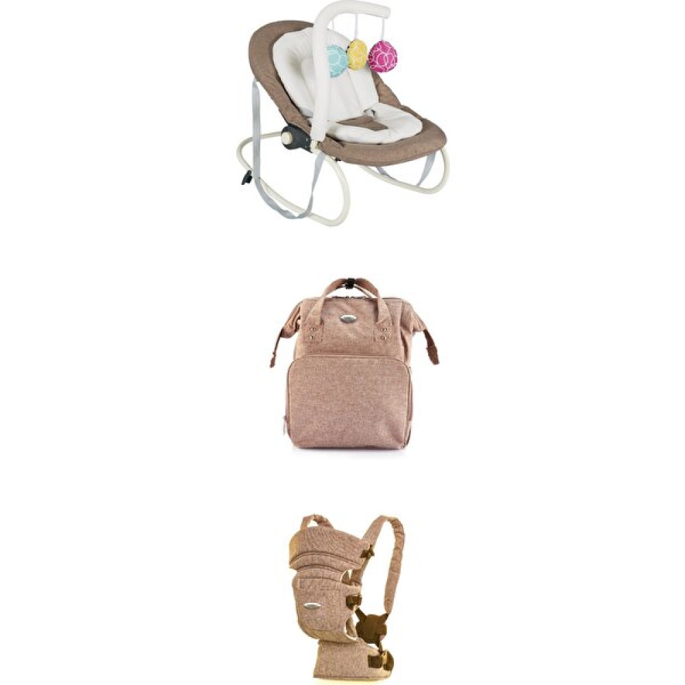 Tommybaby Premium 3'lü Set-Ana Kucağı-Çanta-Kanguru Kahverengi Ana Kucağı Fiyatı
