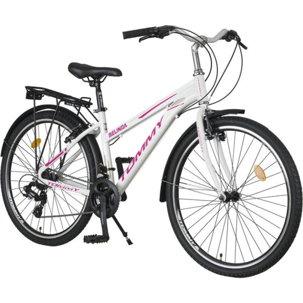 Tommybike Belinda Alüminyum Kadro 26 Jant 21 Vites Şehir Bisikleti - Beyaz - Pembe Oto Boyaları Fiyatı