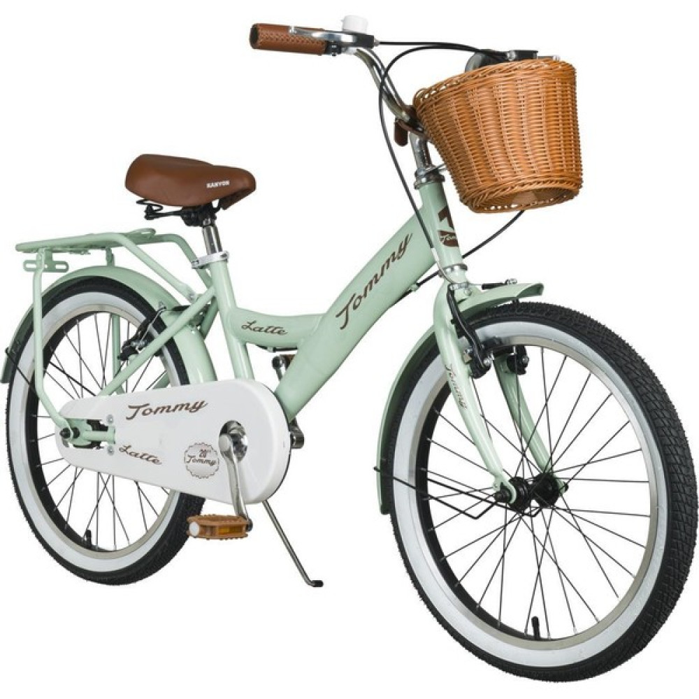 Tommybike Latte Hasır Sepetli, Deri Elcikli 20 Jant Çocuk Bisikleti, 6-9 Yaş Çocuk Bisikleti - Su Yeşili Oto Boyaları Fiyatı