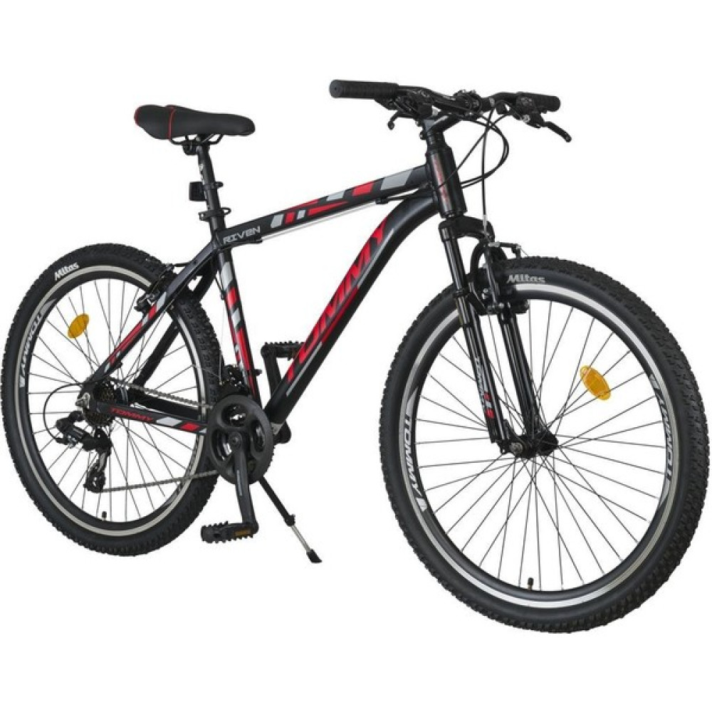 Tommybike Rıven Alüminyum Kadro 24 Jant 21 Vites Dağ Bisikleti - Kırmızı Oto Boyaları Fiyatı