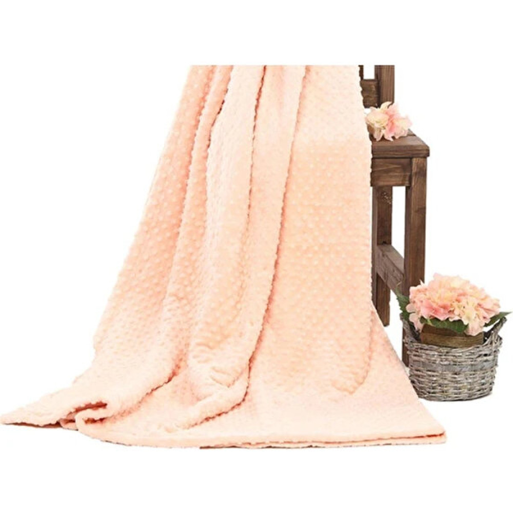 Tomurcuk Çift Kişilik Battaniye Pembe - Pudra - 200 x 220 cm Battaniye Fiyatı