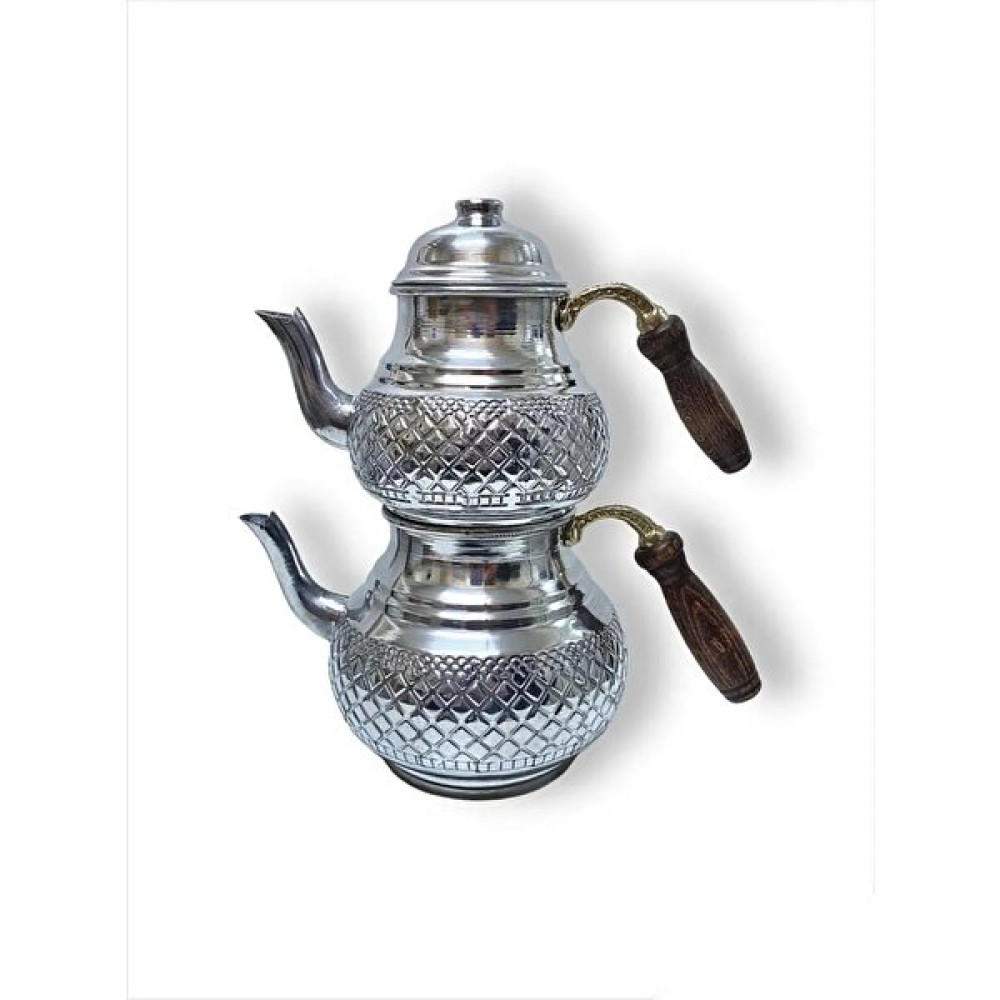 Tomurcuk Home Alüminyum Çaydanlık Takımı Küçük Ahşap Saplı Çay / Çaydanlık Setleri Fiyatı
