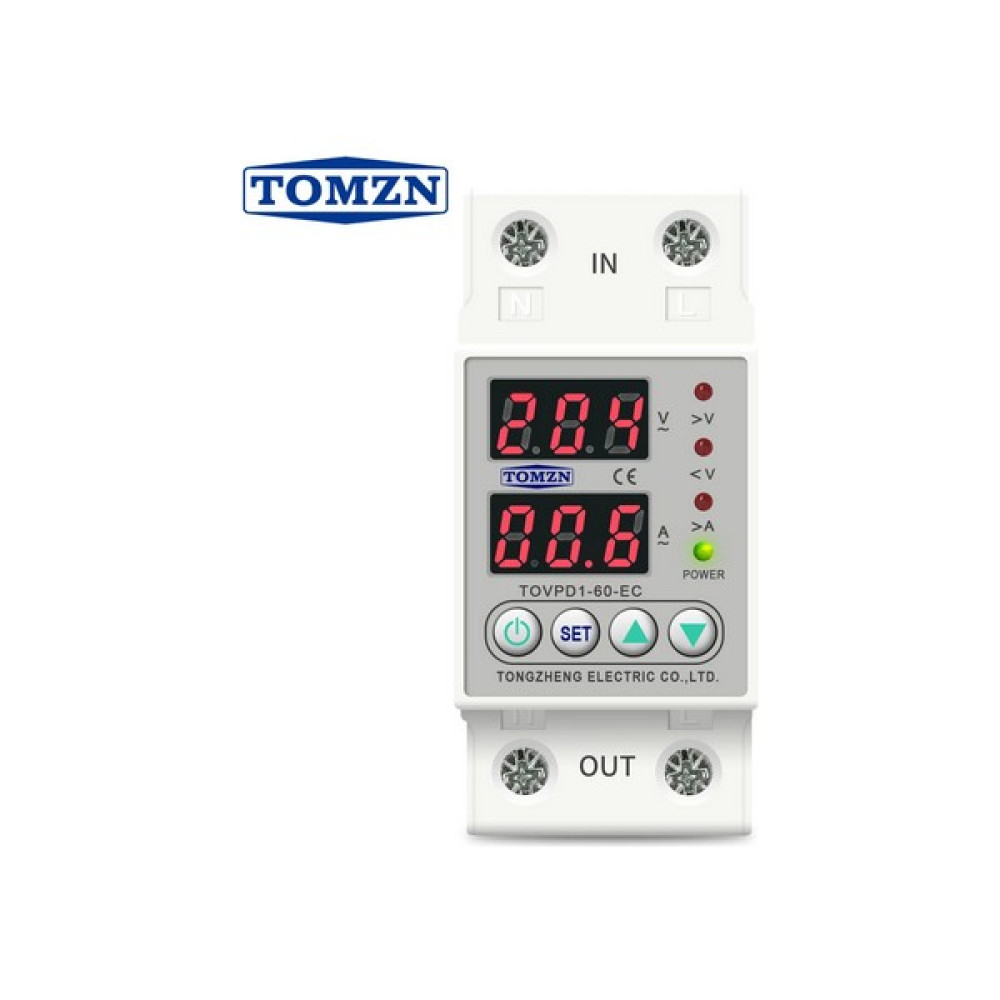 Tomzn Gerilim ve Akım Koruma Rölesi Yüksek Alçak Voltaj Akım Koruyucu Röle Monofaz (80A) Yedek Parça - Elektrikli El Aletleri Fiyatı