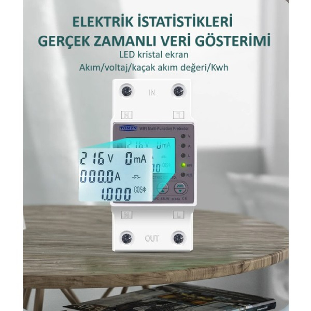 Tomzn Kaçak Akım Koruma Rölesi ve Yüksek Voltaj ve Akım Koruyucu Röle 80A Devrim Niteliğinde Yenilik Yedek Parça - Elektrikli El Aletleri Fiyatı