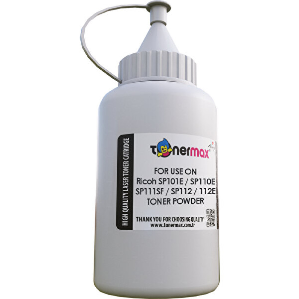 Toner Max® Ricoh SP100 Toner Tozu 250gr/ SP101E / SP110E / SP111SF / SP112 / SP112E / 112 Tonerler Fiyatı