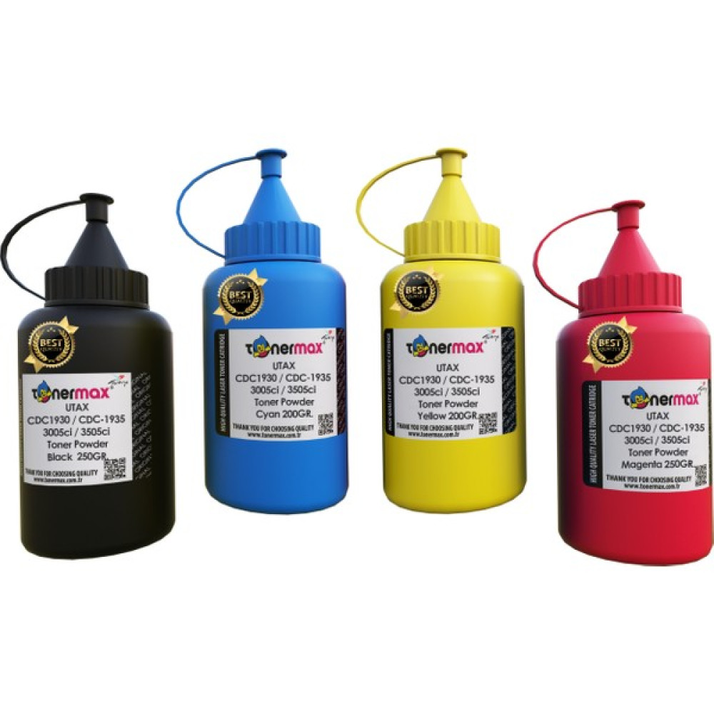 Toner Max® Utax CDC-1930 / CDC-1935 Set Cmyk Toner Tozu Tonerler Fiyatı