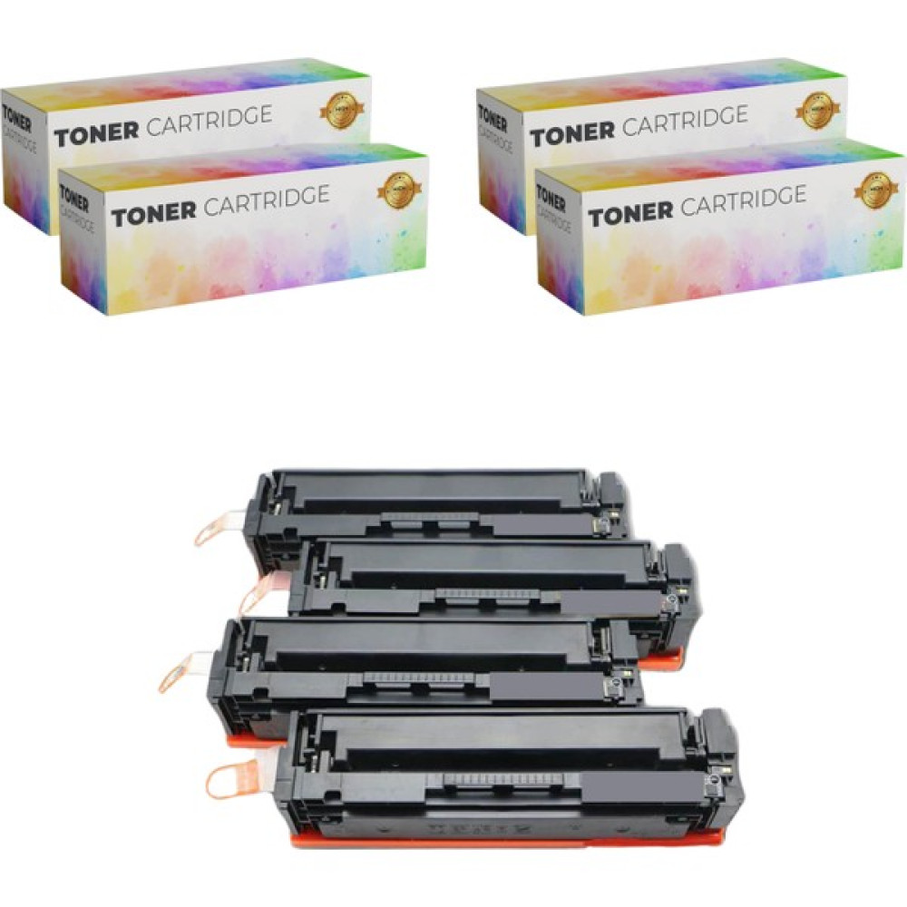 Toner Print Hp 201A-CF400 Muadil Toner Seti Hp Color Laserjet Pro M252N / M252DW / Mfp M274N / M274DN / Mfp M277N / M277DW Toner Oto Boyaları Fiyatı