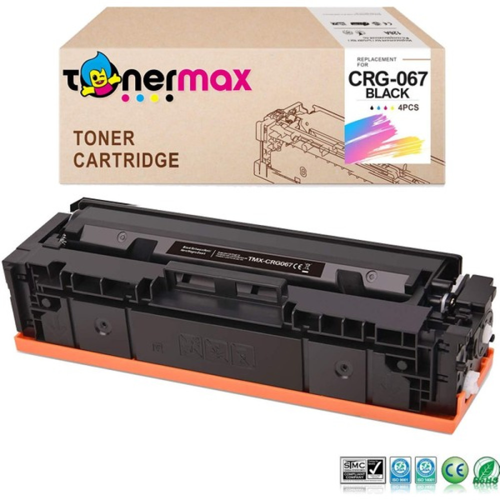 tonermax Canon CRG-067 Muadil Toner Siyah / LBP-631CW - LBP-633CDW - MF-651CW - MF-655CDW - MF-655CX - MF-657CDW - Renkli Tonerler Fiyatı