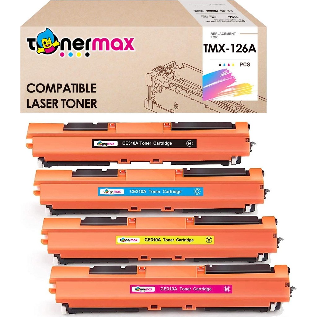 tonermax Hp Color Laserjet CP1025NW Muadil Toneri / Hp 126A / CE310A Muadil Toner - Renkli Tonerler Fiyatı