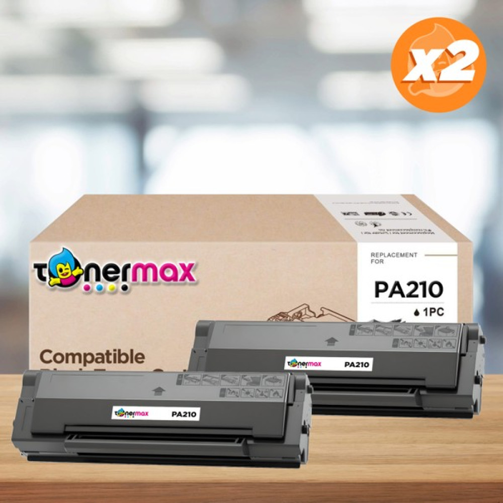 tonermax Pantum P2500W Muadil Toner2'li Avantaj Paket / PA210 / P2200 / P2500 / M6500 / M6550 / M6600 - Black Tonerler Fiyatı
