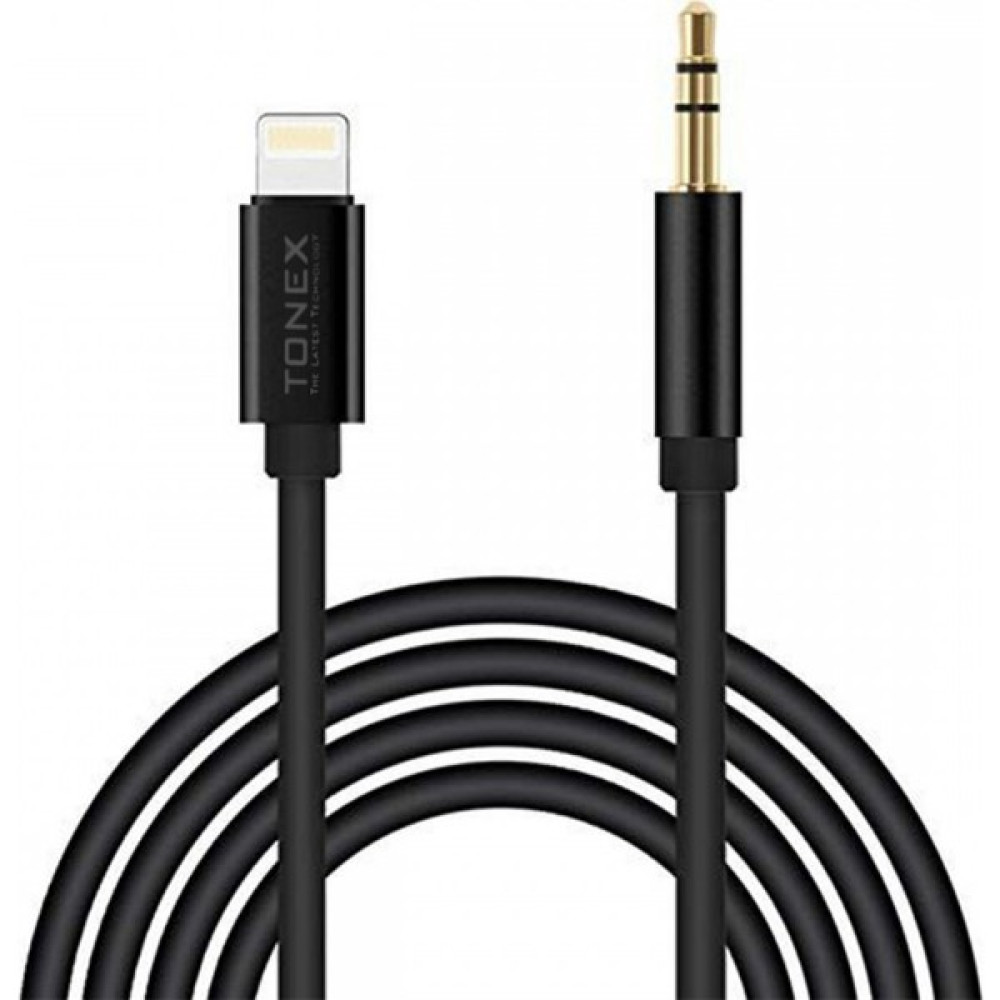 Tonex Ax-02 Lightning To 3.5mm Audio Aux Ses Kablosu Siyah Cep Telefonu Kablosu Fiyatı