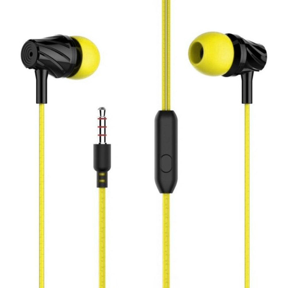 Tonex D7 Bass Earphones Mikrofonlu Kablolu Kulak Içi Kulaklık - Sarı Kulaklık Fiyatı