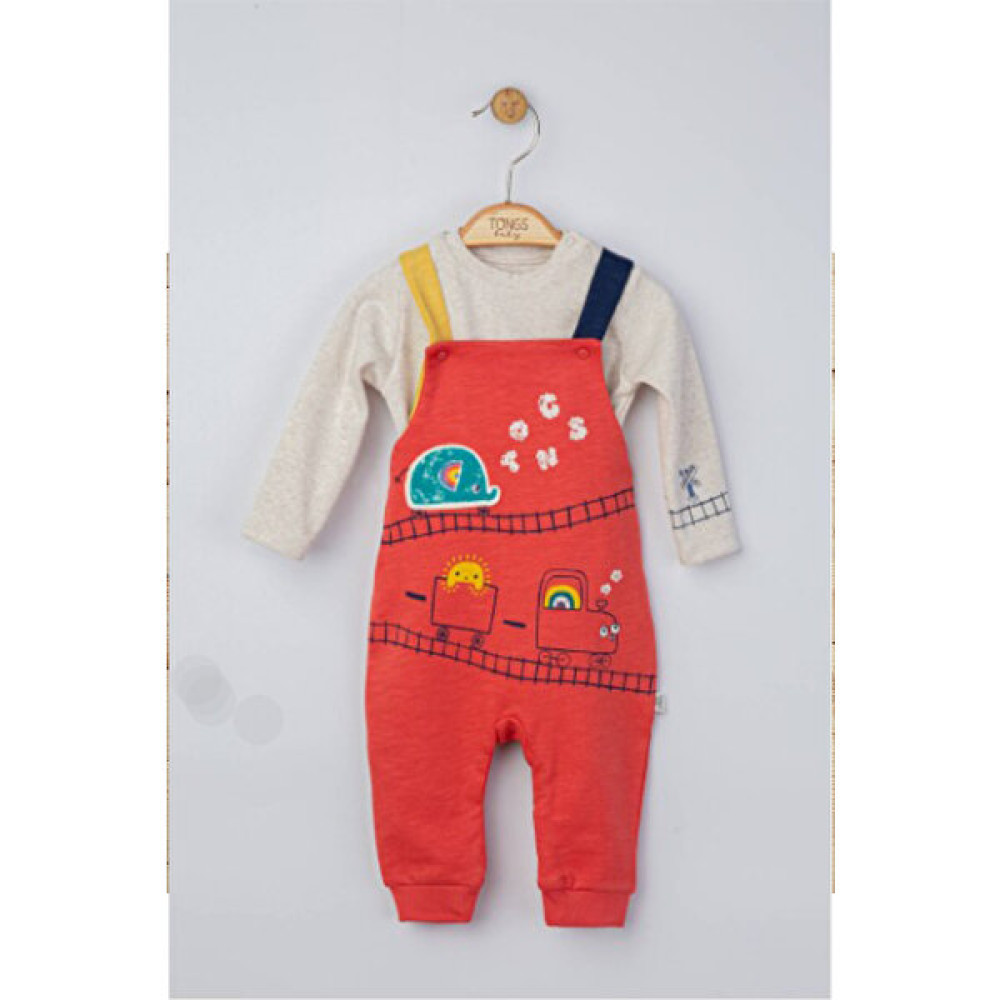 Tongs Baby Choo Salopet Bebek Takım Elbise Bebek Giysi Takım Fiyatı