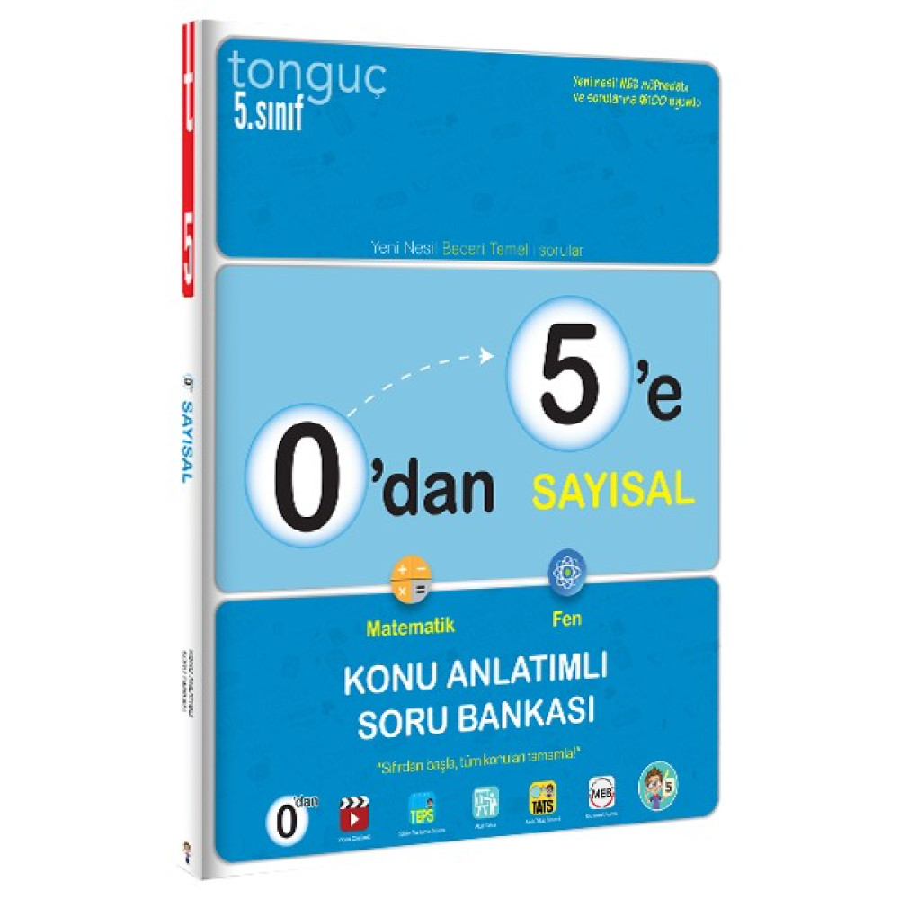 Tonguç 0´dan 5´e Sayısal Konu Anlatımlı Soru Bankası Tüm Dersler Fiyatı