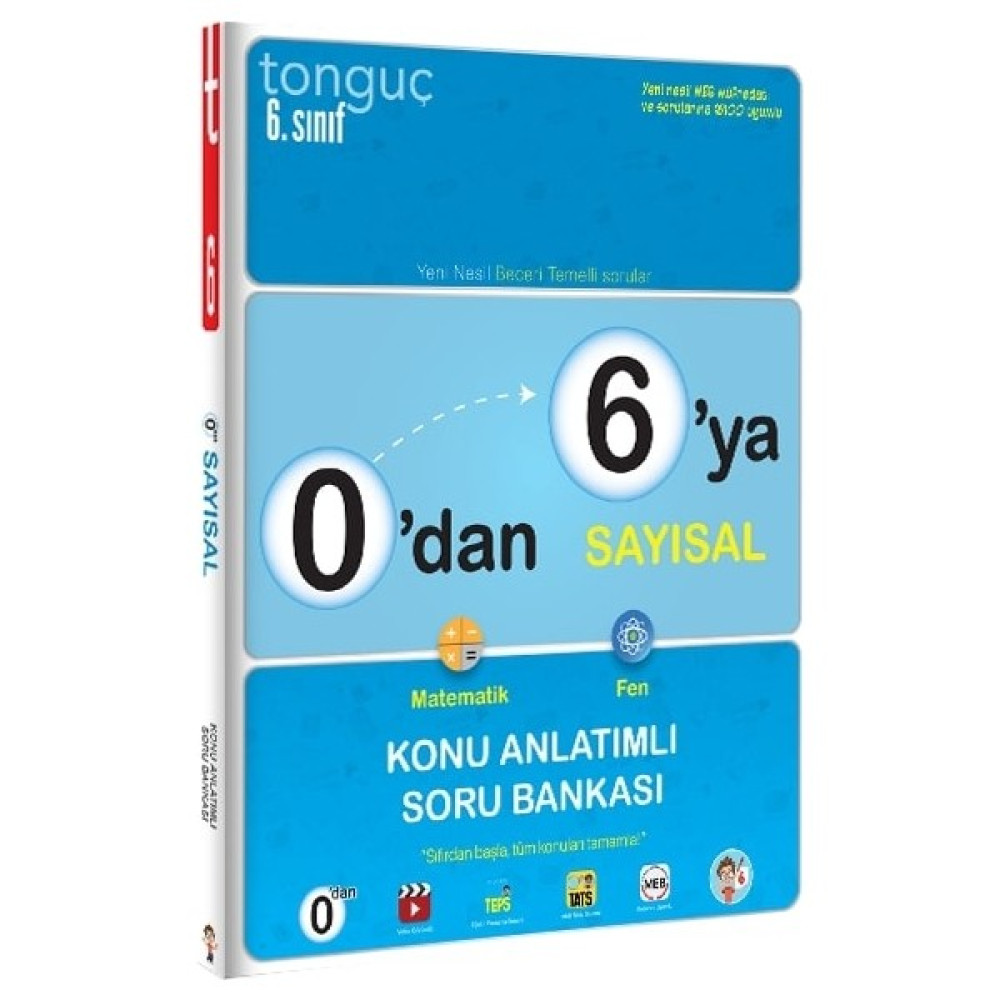 Tonguç Akademi 0'dan 6'ya Sayısal Konu Anlatımlı Soru Bankası Matematik Fiyatı