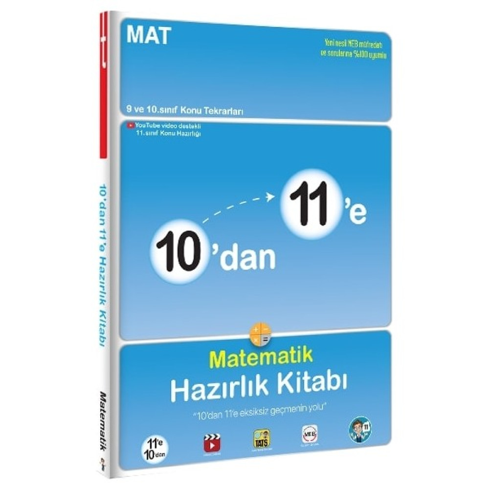 Tonguç Akademi 10'dan 11'e Matematik Hazırlık Kitabı Kaynak Kitapları Fiyatı
