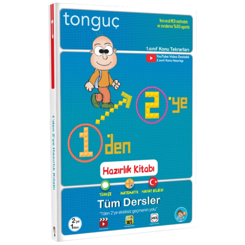 Tonguç Akademi 1den 2ye Hazırlık Kitabı Yardımcı Kitaplar Fiyatı
