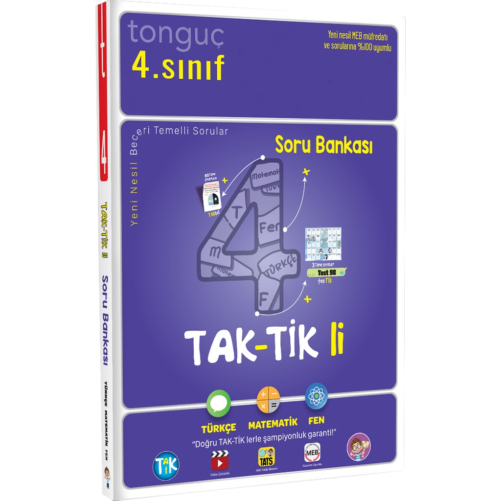 Tonguç Akademi 4. Sınıf Taktikli Soru Bankası Matematik Fiyatı
