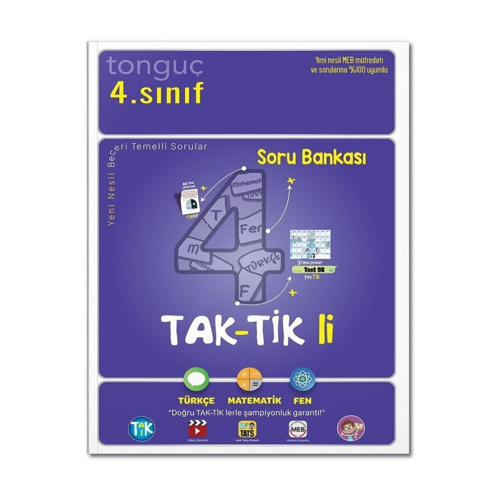 Tonguç Akademi 4. Sınıf Taktikli Soru Bankası Yardımcı Kitaplar Fiyatı