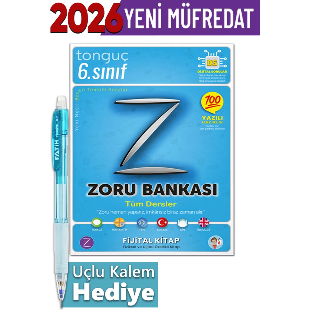 Tonguç Akademi 6. Sınıf Zoru Bankası Tüm Dersler 2026 Yeni Müfredat Tüm Dersler Fiyatı