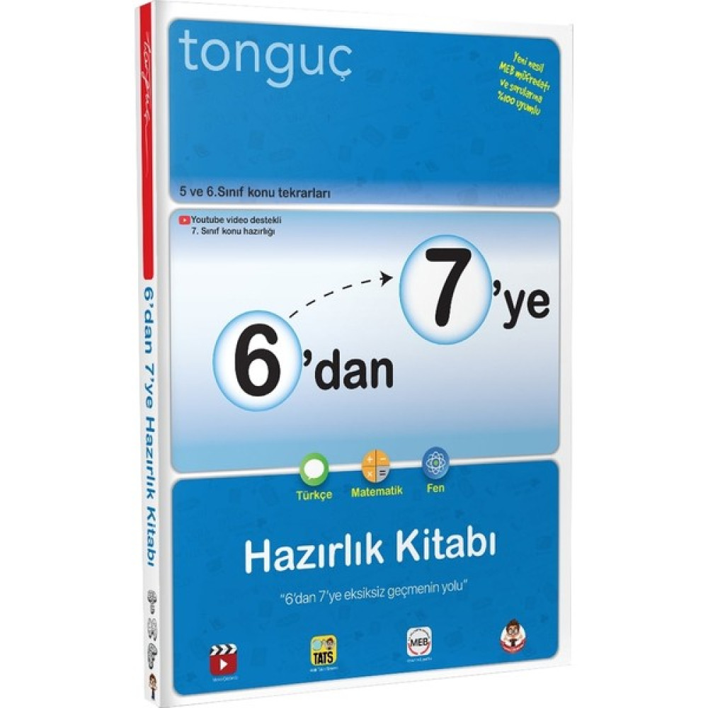Tonguç Akademi 6'dan 7'ye Hazırlık Kitabı Kaynak Kitapları Fiyatı