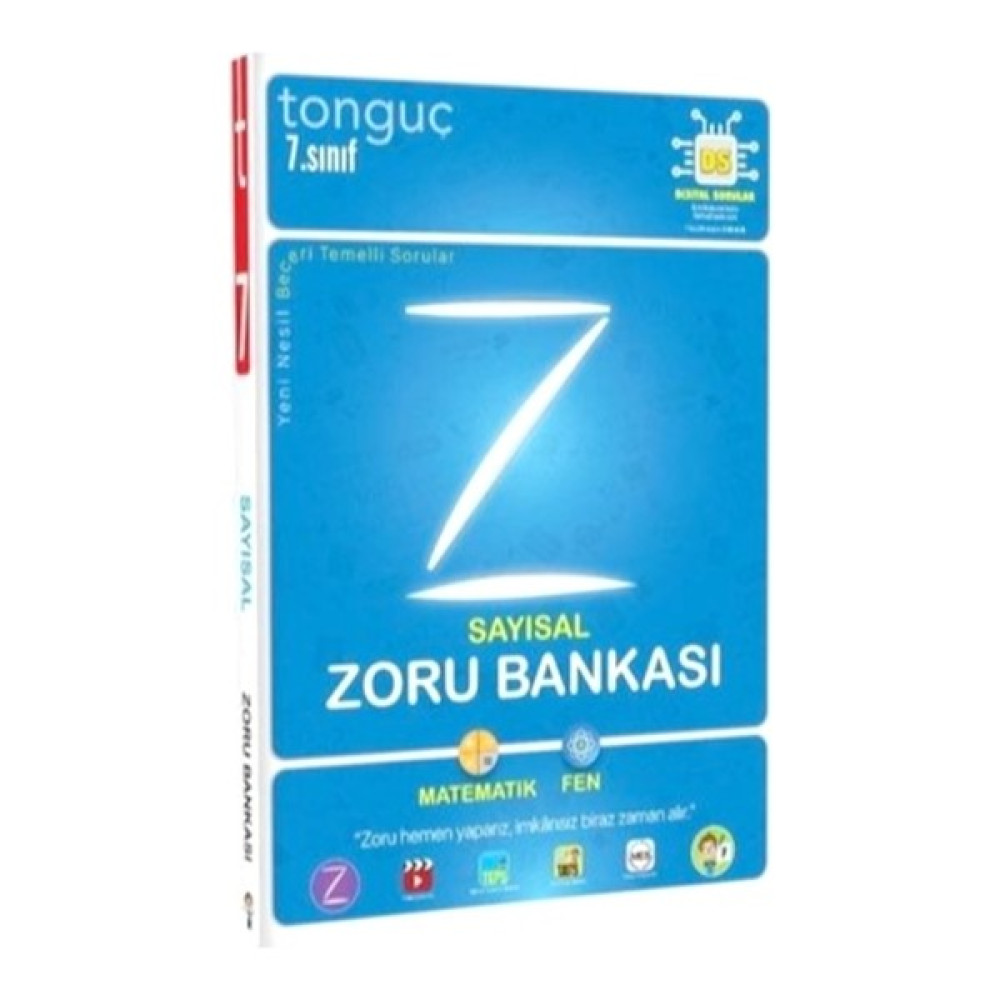 Tonguç Akademi 7. Sınıf Sayısal Dersler Zoru Bankası Kaynak Kitapları Fiyatı