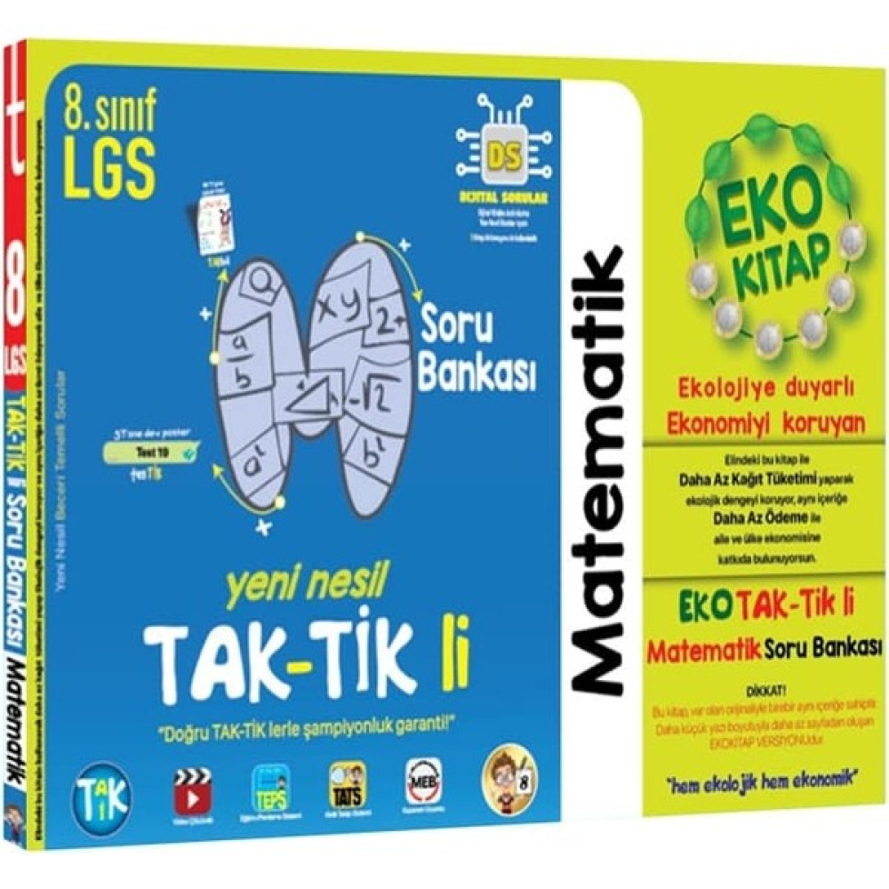 Tonguç Akademi 8. Sınıf EKO Taktikli Matematik Soru Bankası Matematik Fiyatı