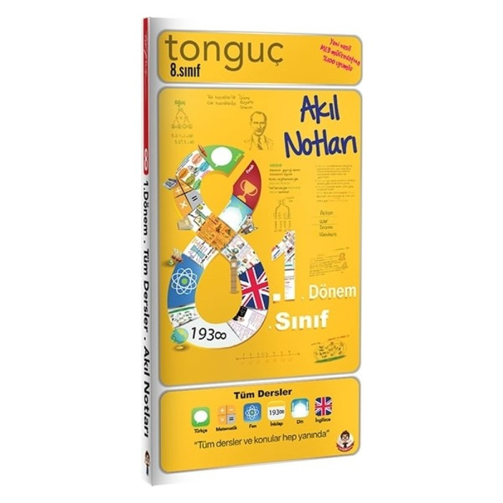 Tonguç Akademi 8.1 Akıl Notları Tüm Dersler Fiyatı