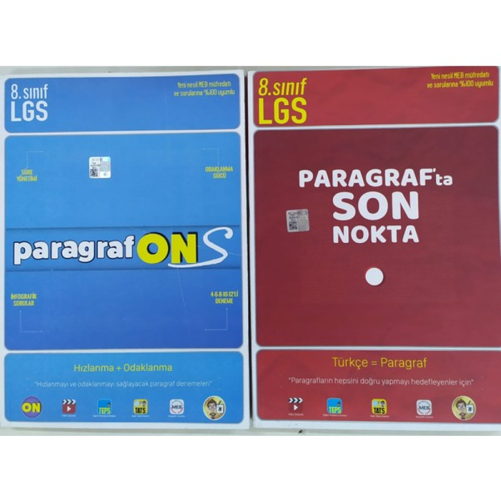 Tonguç Akademi Paragrafta Son Nokta - 5,6,7. Sınıf ve Lgs+Paragraf Ons Ders Sınav Kitapları Fiyatı
