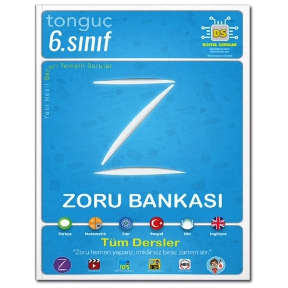 Tonguç Akademi Tonguç 6.sınıf Tüm Dersler Zoru Bankası - Soru Bankası Kaynak Kitapları Fiyatı