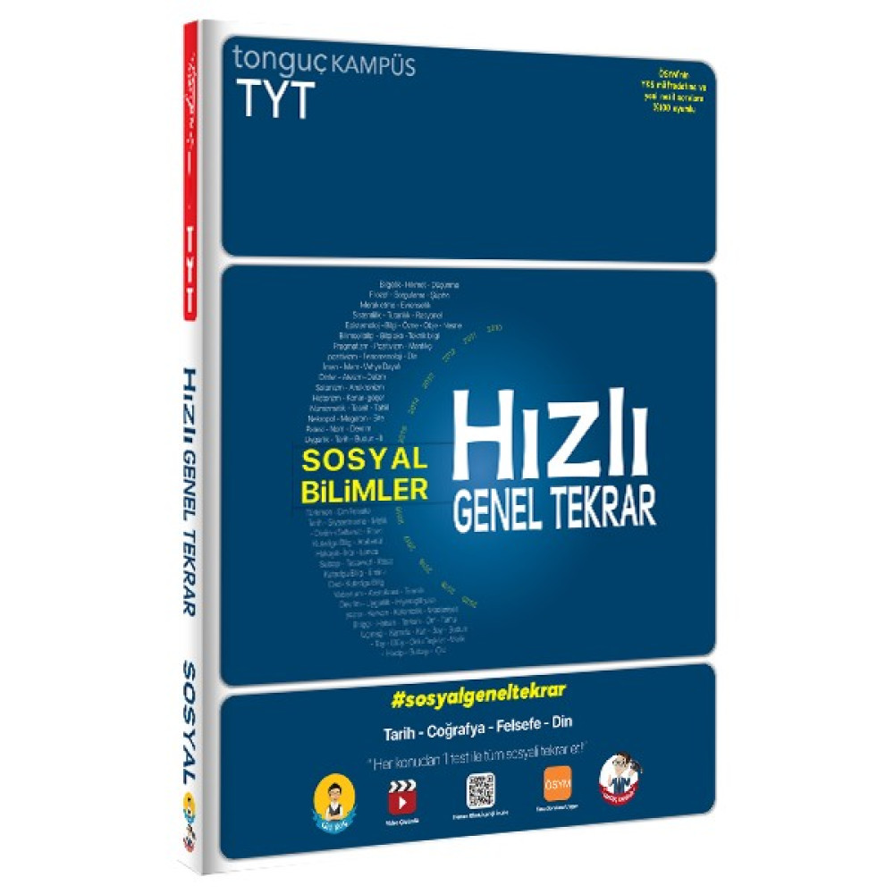Tonguç Akademi TYT Sosyal Bilimler Hızlı Genel Tekrar Sosyal Bilgiler Fiyatı