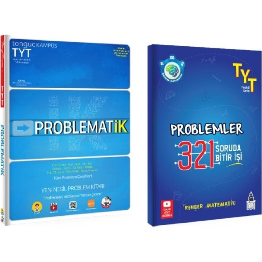 Tonguç Akademi Yayınları 321 Rehber Matematik Problemler ve Problematik 2'li Set Temel Yeterlilik Testi (TYT) Fiyatı