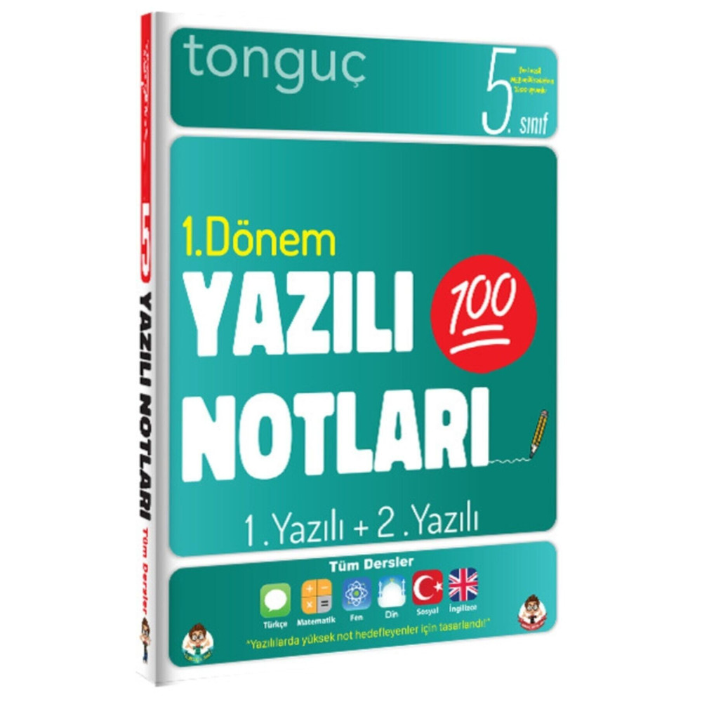 Tonguç Akademi Yayınları 5. Sınıf Yazılı Notları 1. Dönem 1 Ve 2. Yazılı Yardımcı Kitaplar Fiyatı