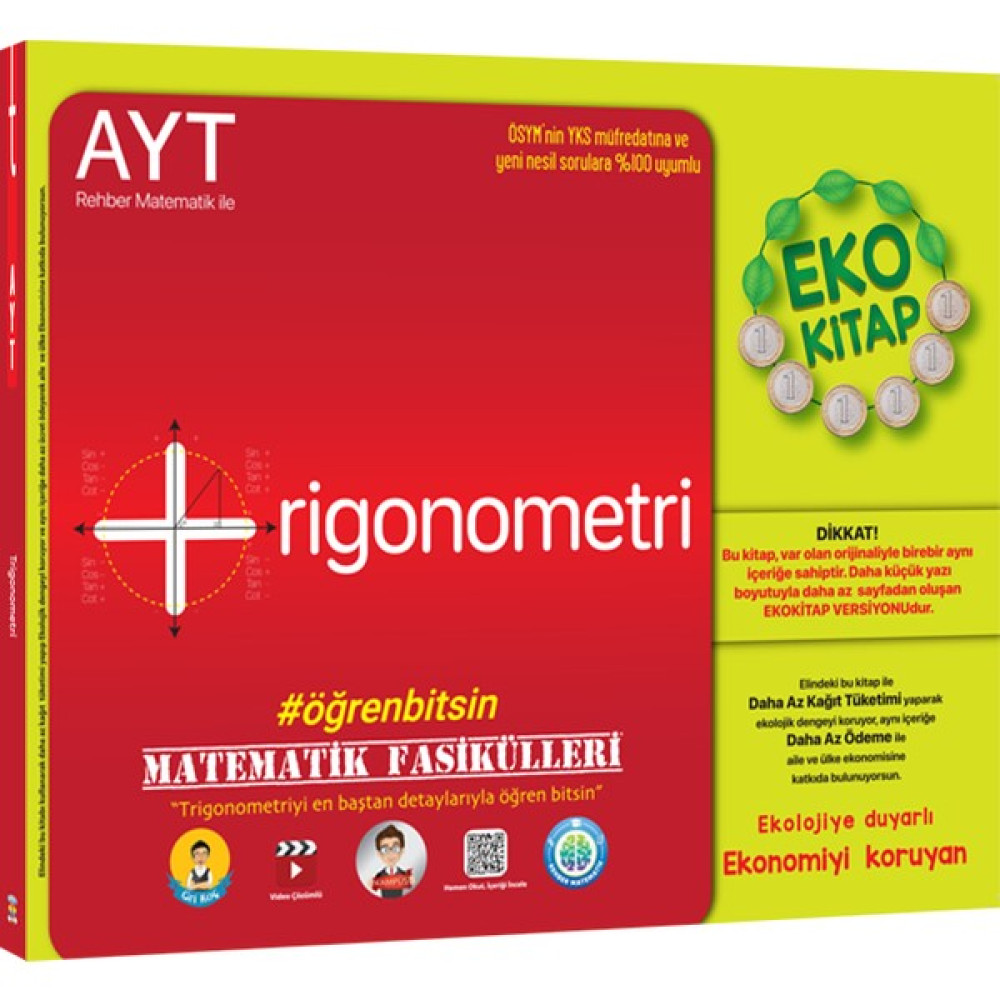 Tonguç Kampüs AYT Matematik Fasikülleri-Trigonometri Eko Matematik Fiyatı