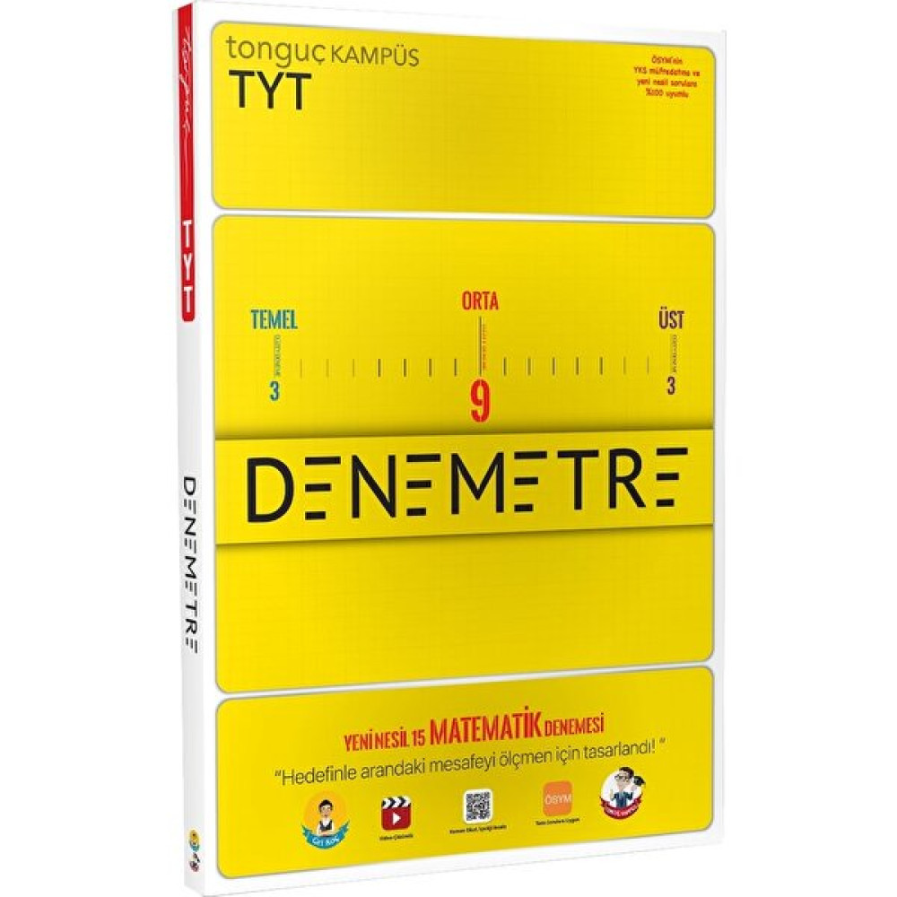 Tonguç Kampüs TYT Denemetre Yeni Nesil 15 Matematik Denemesi Matematik Fiyatı