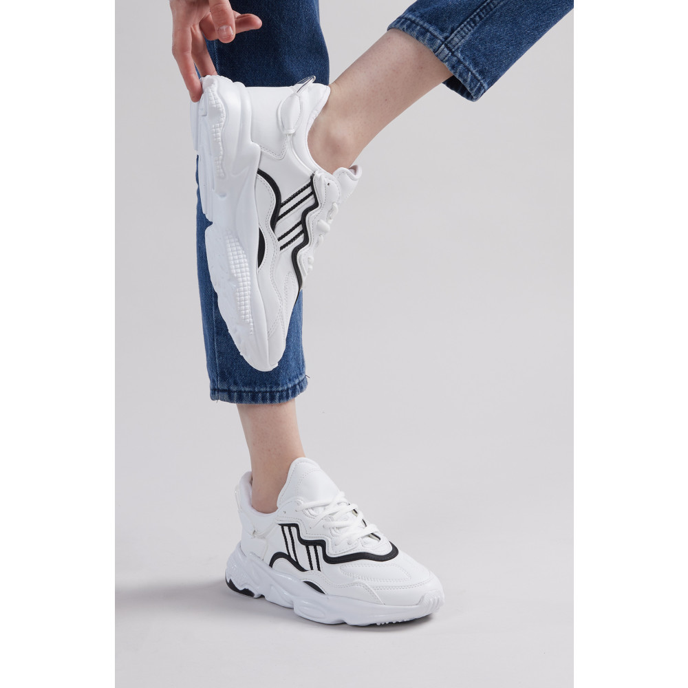 Tonny Black Unisex Beyaz Siyah Spor Ayakkabı Tb248 41 Beden Spor Ayakkabı Fiyatı