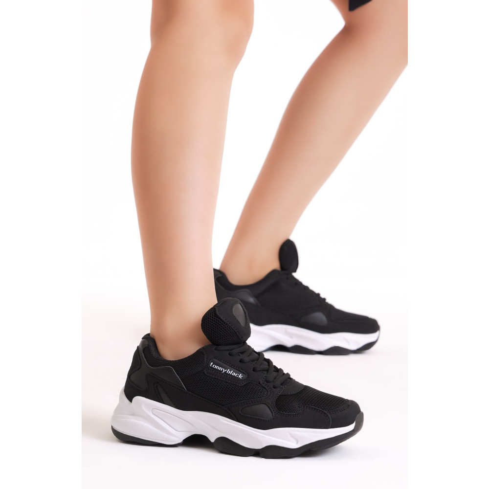 Tonny Black Unisex Siyah Beyaz Spor Ayakkabı Zhr 36 Beden Spor Ayakkabı Fiyatı