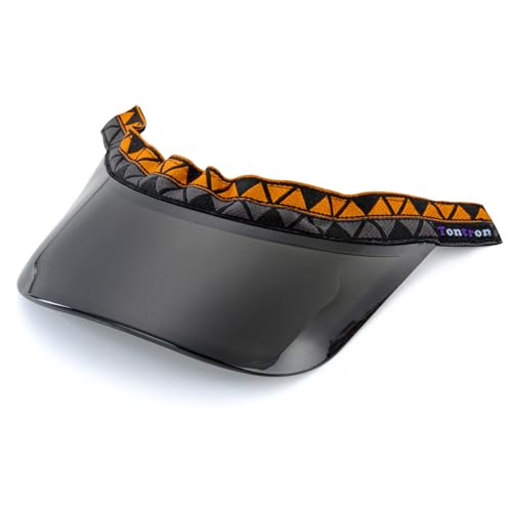 Tontron Colourvisor Removable Helmet Visor | Helmet Brim (Black)