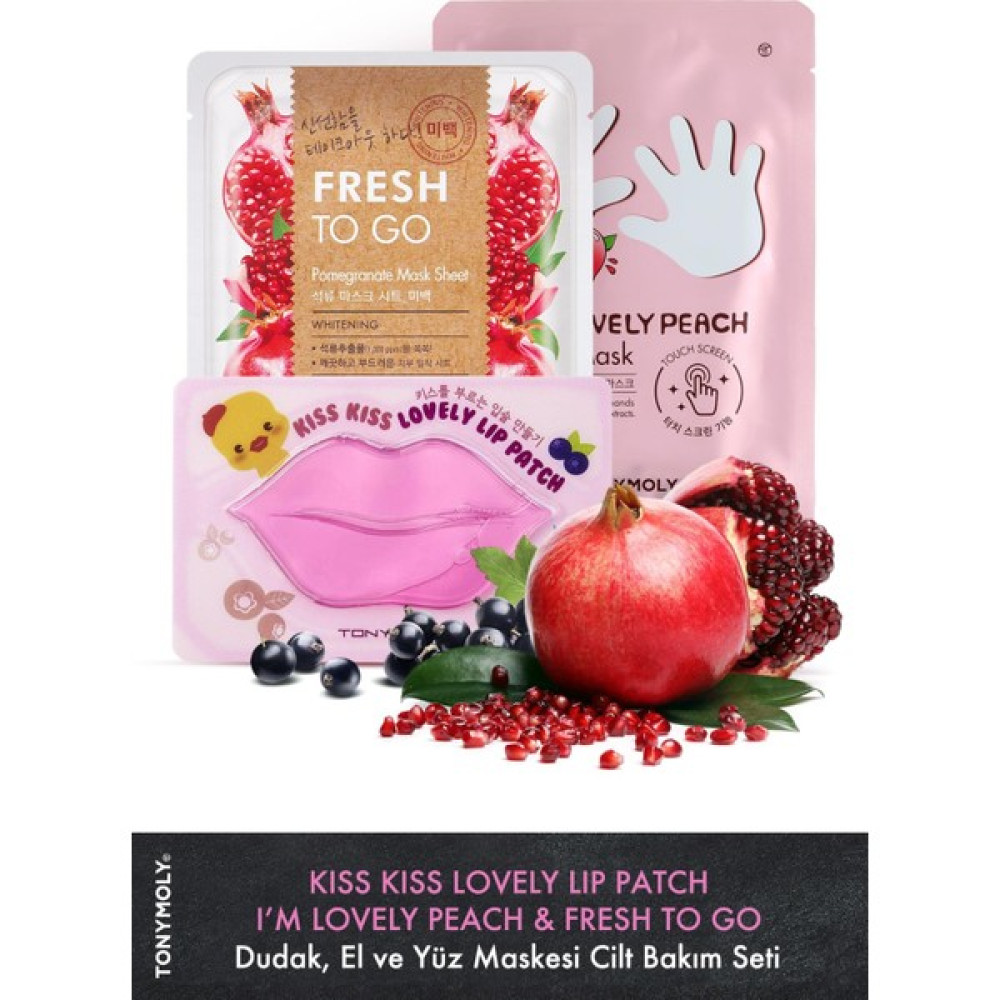 Tonymoly Dudak, El ve Yüz Maskesi Cilt Bakım Seti Cilt ve Yüz Bakımı Fiyatı